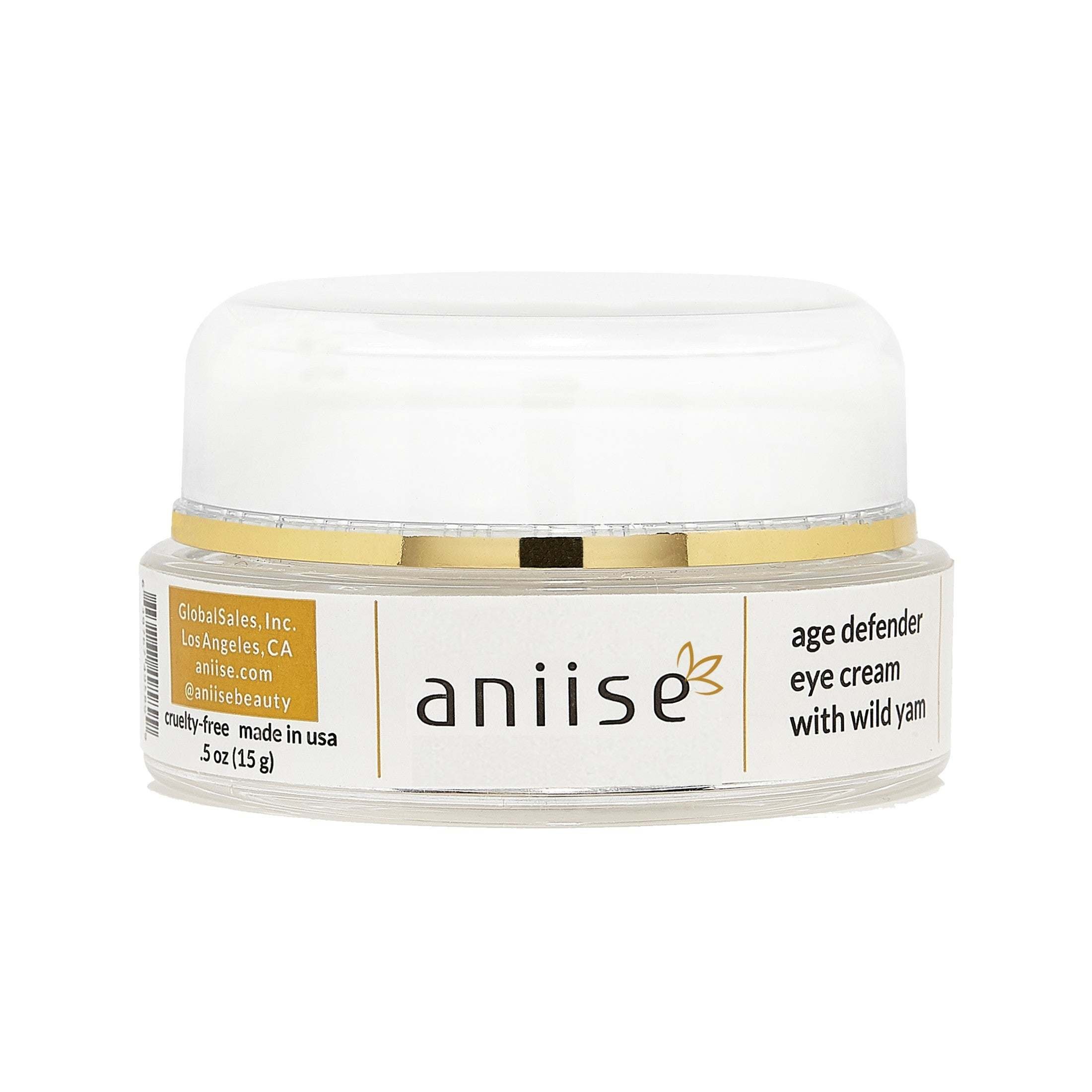 Anti-Wrinkle Age Defender Eye Cream with Wild Yam - Loaded with Natural Oils Anti-Wrinkle Age Defender Eye Cream with Wild Yam - Loaded with Natural Oils