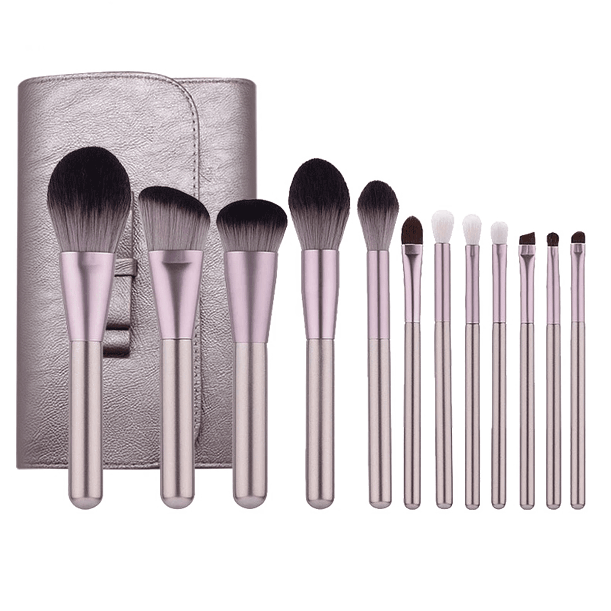 12Pcs Makeup Brushes Face Lip Eyebrows powder brush+Professional makeup Bag 12Pcs Makeup Brushes Face Lip Eyebrows powder brush+Professional makeup Bag