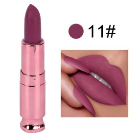 Easy To Color Matte No Stain On Cup Long Lasting Lipstick Lip Balm (Option: 11 Style)