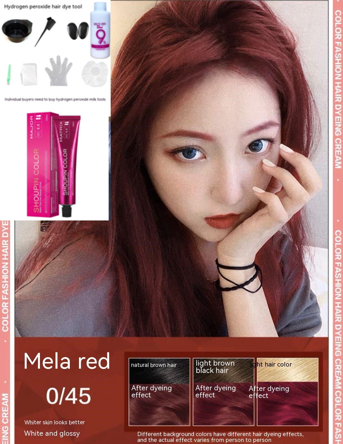 Ammonia-free Hair Color Paste Monochrome Paste Cover White Hair Multi-segment Color One-step Black Tea Gray Blue Black Hair Dye Ammonia-free Hair Color Paste Monochrome Paste Cover White Hair Multi-segment Color One-step Black Tea Gray Blue Black Hair Dye