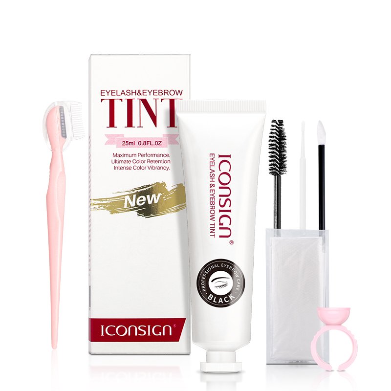 ICONSIGN Lashes Eyebrow Tint Kit Professional Fast Perming Dye Brow Mascara Tattoo Cream Waterproof Long Lasting 60 To 90 Days ICONSIGN Lashes Eyebrow Tint Kit Professional Fast Perming Dye Brow Mascara Tattoo Cream Waterproof Long Lasting 60 To 90 Days