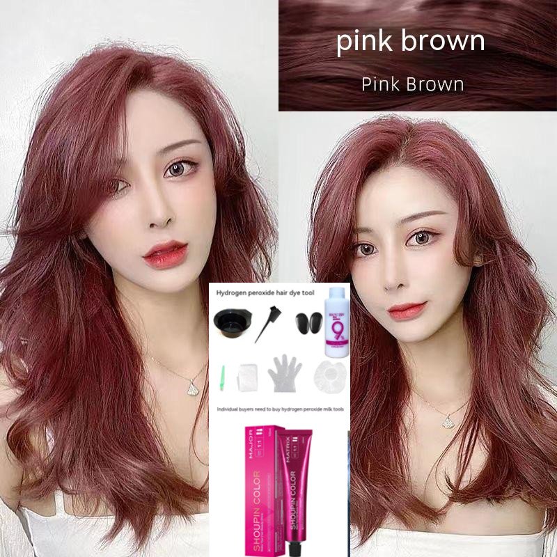 Ammonia-free Hair Color Paste Monochrome Paste Cover White Hair Multi-segment Color One-step Black Tea Gray Blue Black Hair Dye Ammonia-free Hair Color Paste Monochrome Paste Cover White Hair Multi-segment Color One-step Black Tea Gray Blue Black Hair Dye