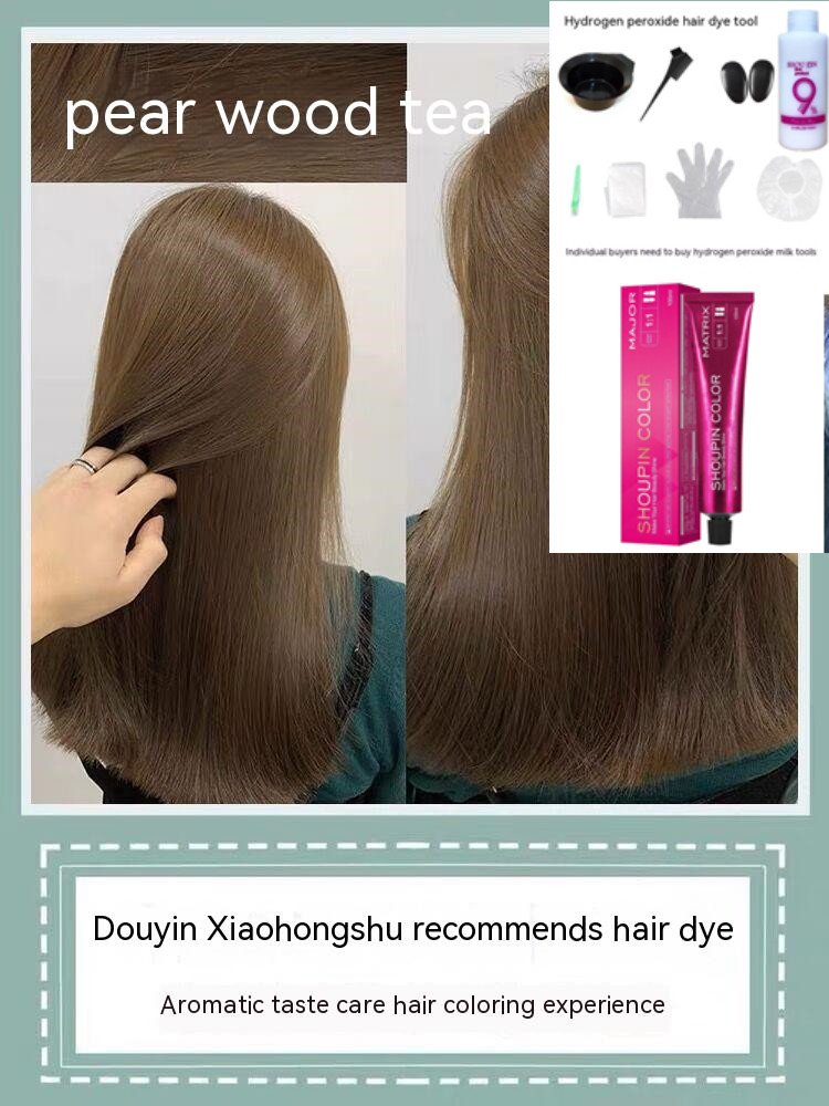 Ammonia-free Hair Color Paste Monochrome Paste Cover White Hair Multi-segment Color One-step Black Tea Gray Blue Black Hair Dye Ammonia-free Hair Color Paste Monochrome Paste Cover White Hair Multi-segment Color One-step Black Tea Gray Blue Black Hair Dye