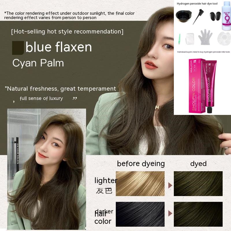 Ammonia-free Hair Color Paste Monochrome Paste Cover White Hair Multi-segment Color One-step Black Tea Gray Blue Black Hair Dye Ammonia-free Hair Color Paste Monochrome Paste Cover White Hair Multi-segment Color One-step Black Tea Gray Blue Black Hair Dye