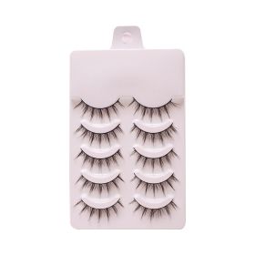 Little Devil Eyelashes Natural Long Lashes Handmade Cluster Lashes Locally Elongated Thick Lash Cosplay False Eyelash Wholesale (Color: 9)