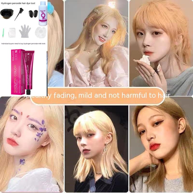 Ammonia-free Hair Color Paste Monochrome Paste Cover White Hair Multi-segment Color One-step Black Tea Gray Blue Black Hair Dye Ammonia-free Hair Color Paste Monochrome Paste Cover White Hair Multi-segment Color One-step Black Tea Gray Blue Black Hair Dye