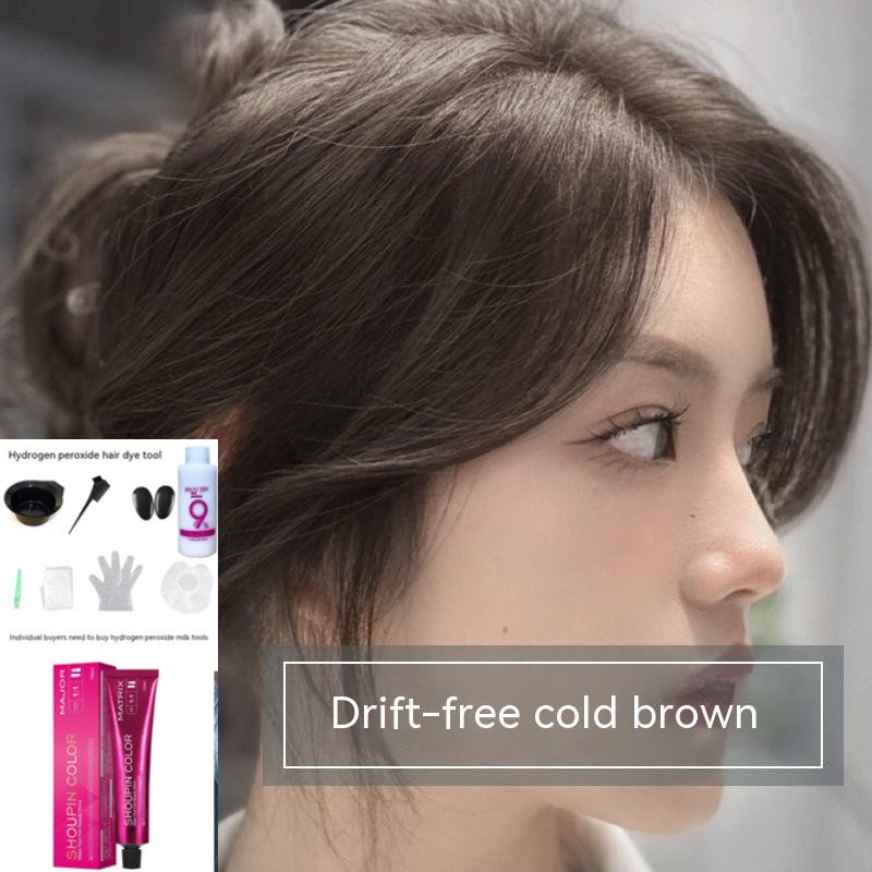 Ammonia-free Hair Color Paste Monochrome Paste Cover White Hair Multi-segment Color One-step Black Tea Gray Blue Black Hair Dye Ammonia-free Hair Color Paste Monochrome Paste Cover White Hair Multi-segment Color One-step Black Tea Gray Blue Black Hair Dye